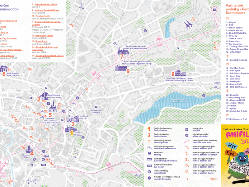 Anifilm 2021 festival map