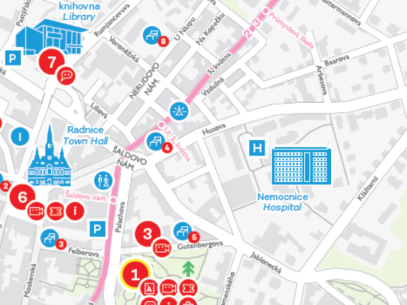 Anifilm 2020 festival map
