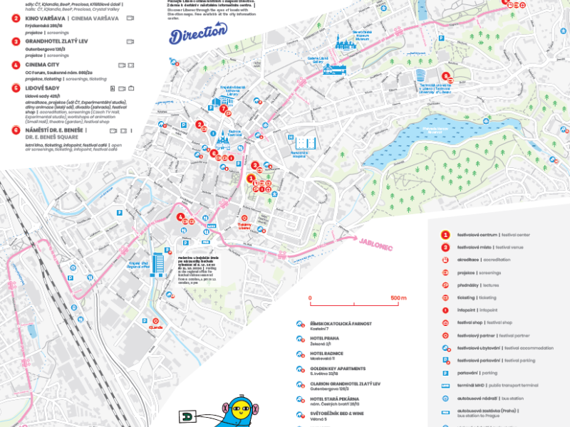 Anifilm 2020 festival map