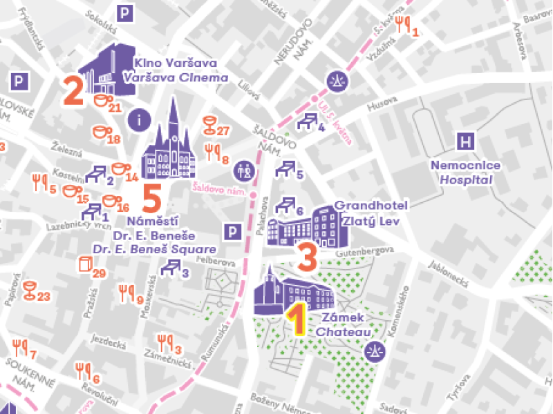 Anifilm 2021 festival map